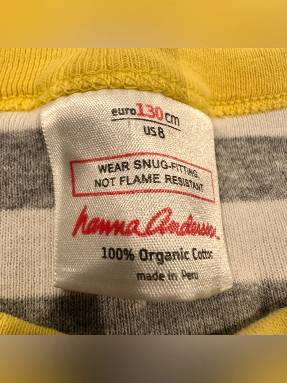 Hanna Andersson Unisex Kids Lot of 6 Mismatched Organic Pajamas Size 8